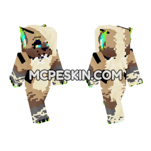 Frankie Furry, front and back
