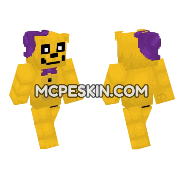 Fredbear Plush Craft HD, front and back