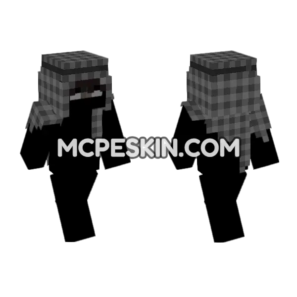 Freestyle Pvp 10 Minecraft Bedrock skin, front and back
