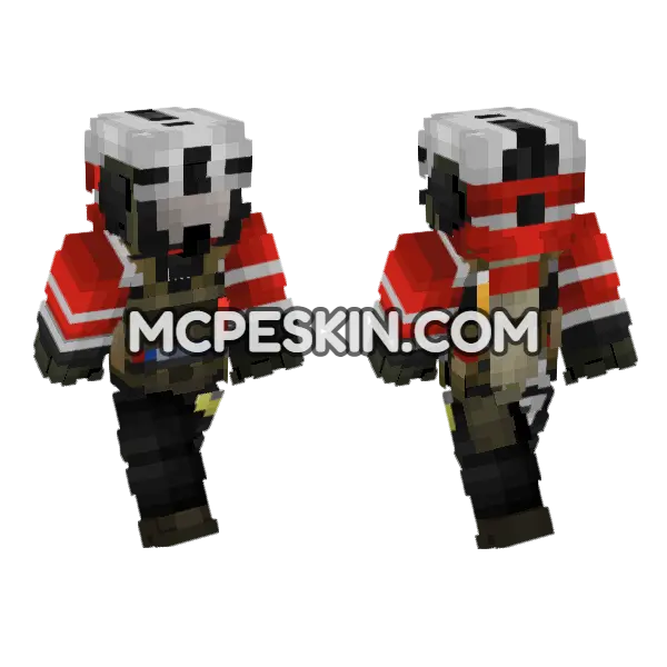 Friend1 Skin Minecraft Bedrock skin, front and back