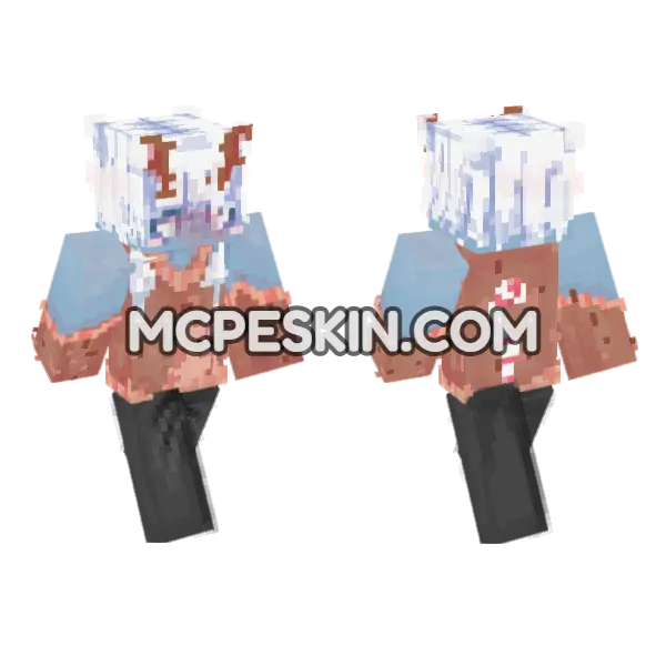 Frosty Creature, front and back
