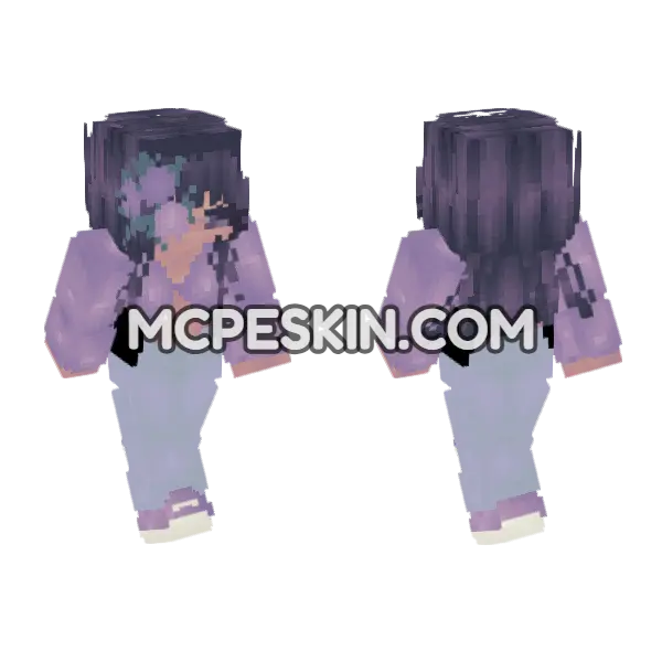 Full Bloom 4933375 Minecraft Bedrock skin, front and back