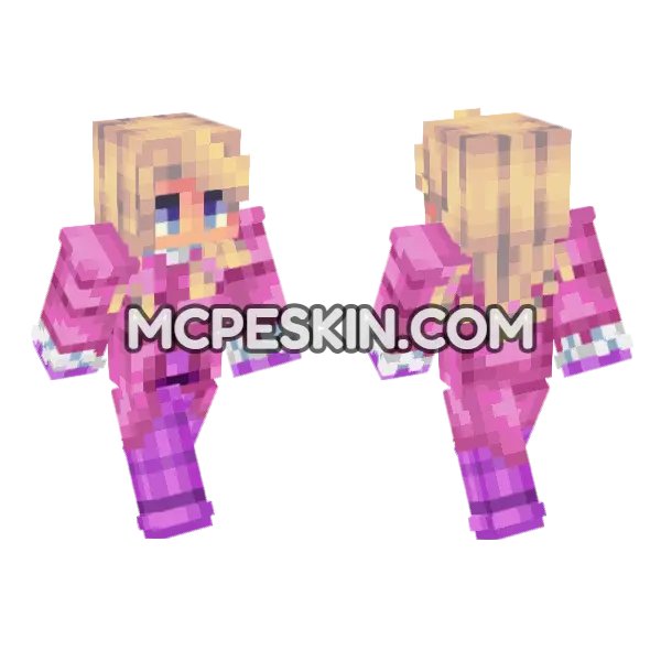Funny Valentine Skin Minecraft Bedrock skin, front and back