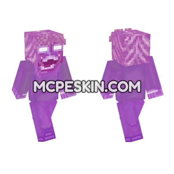 Galaxy 67 Skin Minecraft Bedrock skin, front and back