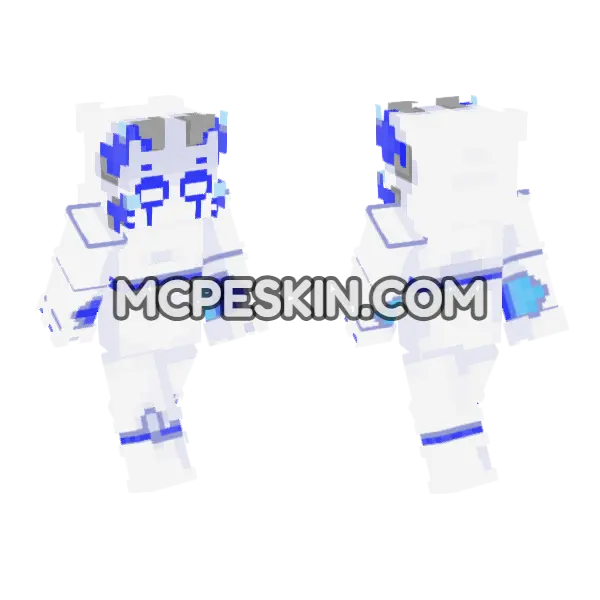 Gamma Phighting Skin Minecraft Bedrock skin, front and back