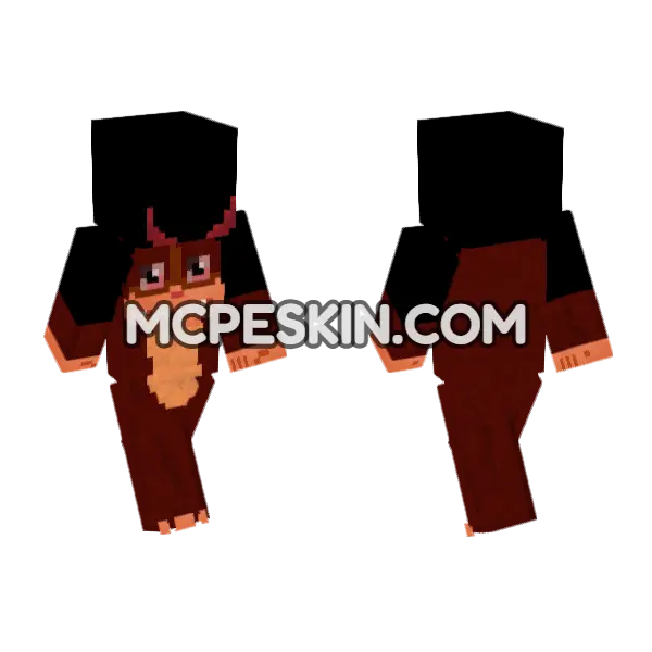 Gaper S Devil Minecraft Bedrock skin, front and back