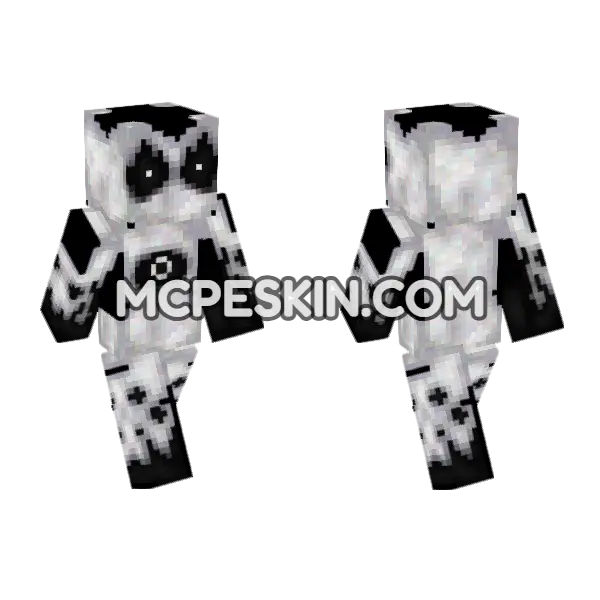 Gazer Skin Minecraft Bedrock skin, front and back