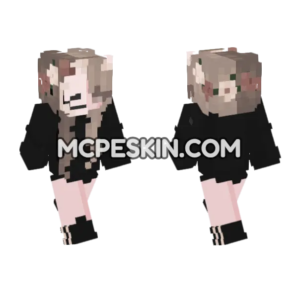 Gemini Skin Minecraft Bedrock skin, front and back