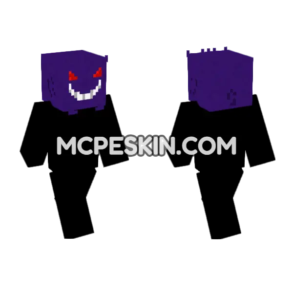 Gengar Pokemon, front and back