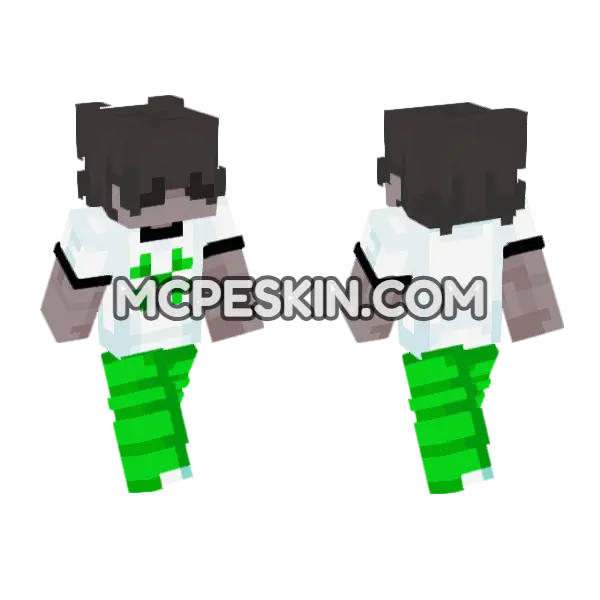 George The Skin Minecraft Bedrock skin, front and back