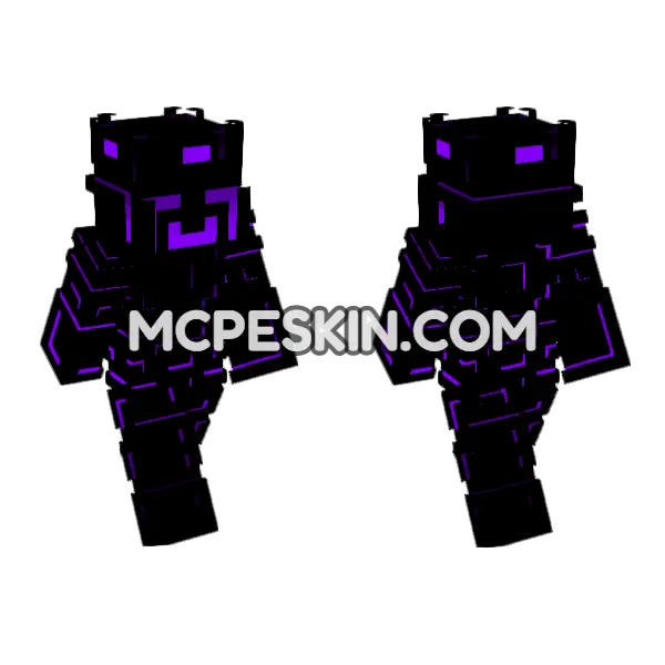 Ghostwire Skin Minecraft Bedrock skin, front and back