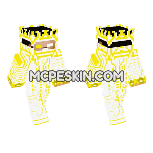 God Of Minecraft Minecraft Bedrock skin, front and back