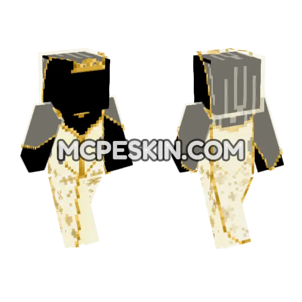 Golden Blossom Outfit, front and back