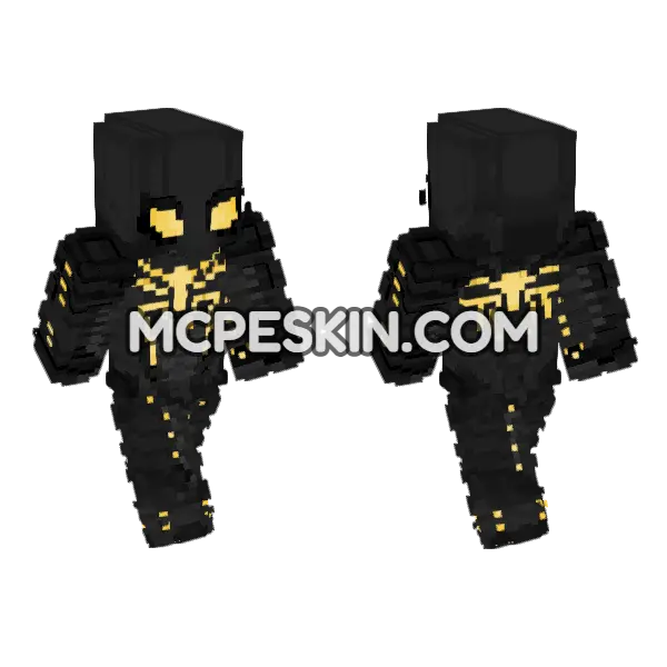 Golden Spider Knight, front and back