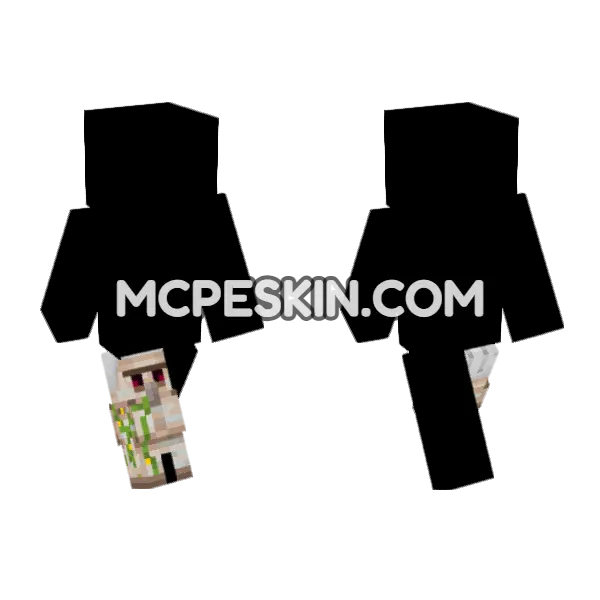 Golling Minecraft Bedrock skin, front and back