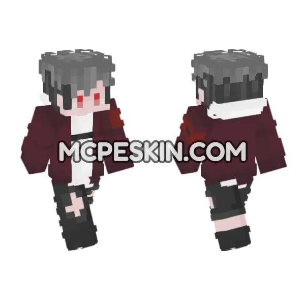 Gore Gorge Skin Minecraft Bedrock skin, front and back