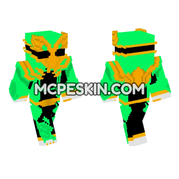 Gozyu Eagle Minecraft Bedrock skin, front and back