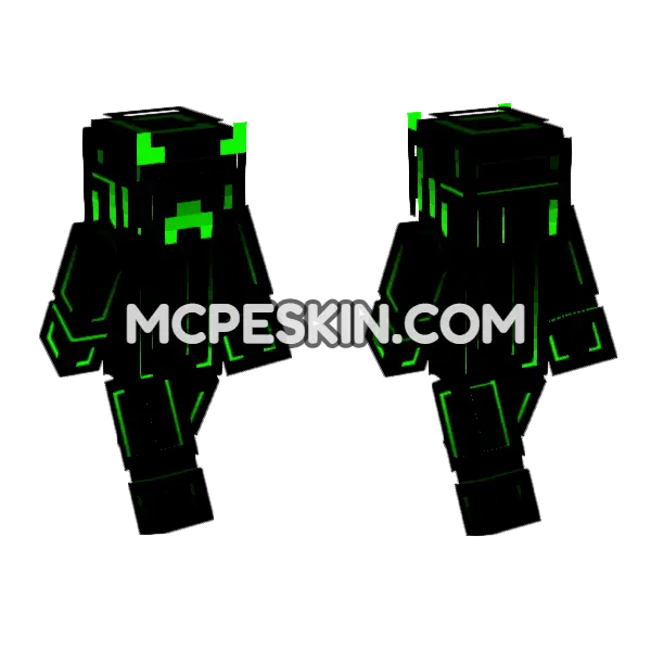 Grave Skin Minecraft Bedrock skin, front and back