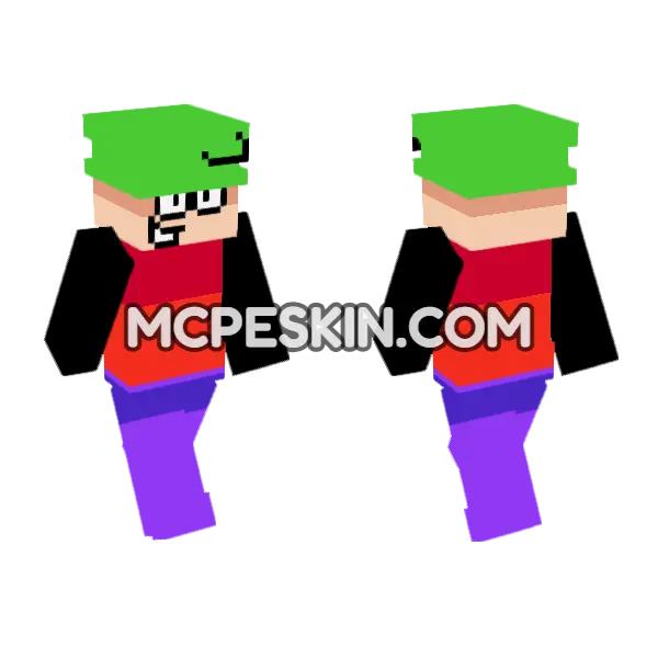 Green Hat Boy, front and back