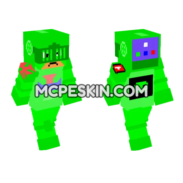 Green Knight Armor, front and back