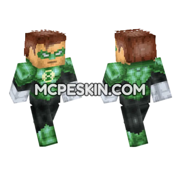 Green Lantern Suit, front and back