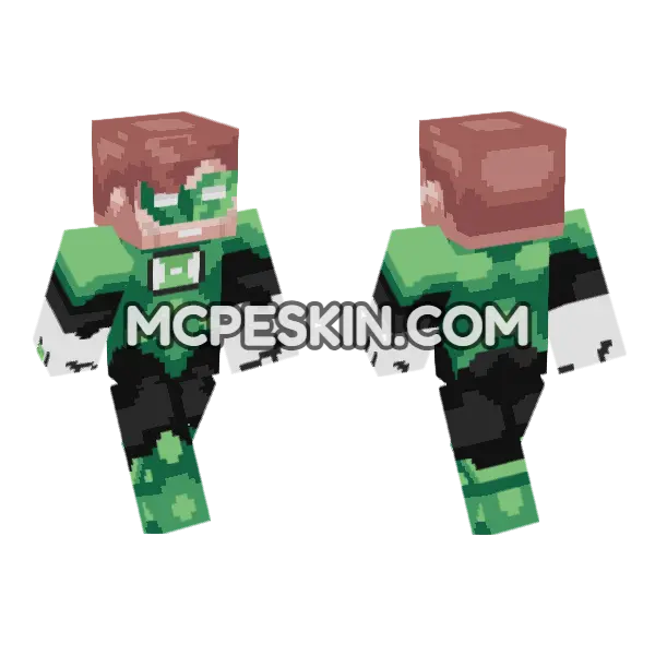 Green Lantern Suit, front and back
