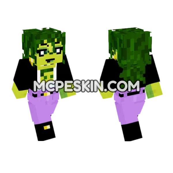 Green Vine Girl, front and back