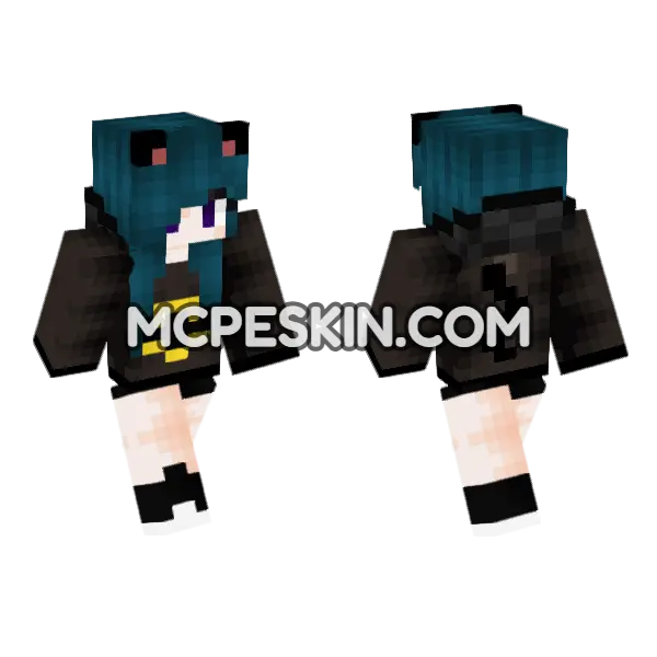Grilbaman Minecraft Bedrock skin, front and back