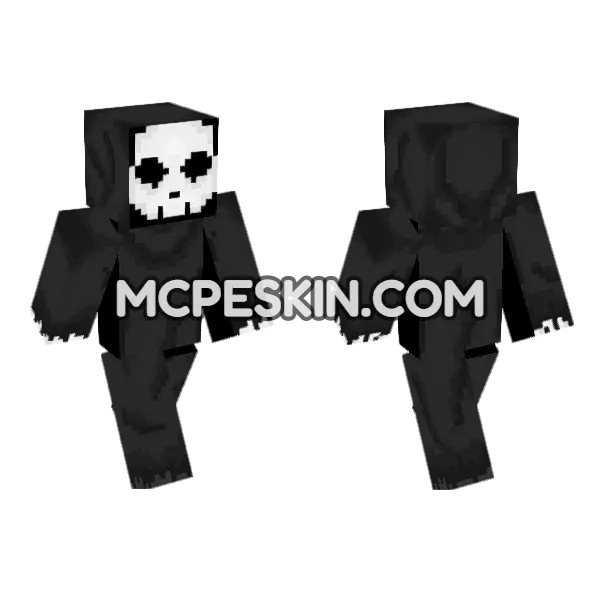Grim Reaper 6756033 Minecraft Bedrock skin, front and back