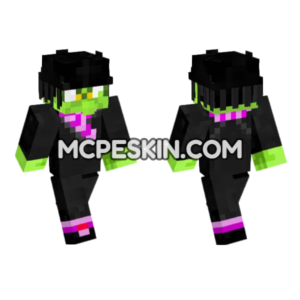 Grunty Witch Skin Minecraft Bedrock skin, front and back