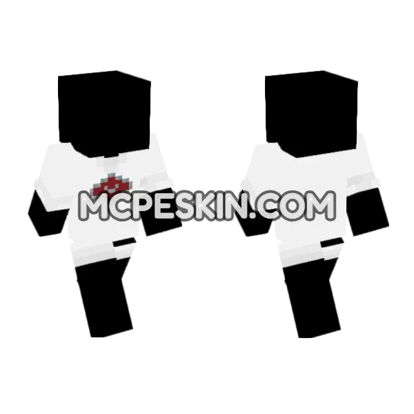 GTA SA T-Shirt 5 Minecraft Bedrock skin, front and back