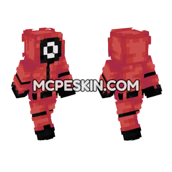 Guard 2 Minecraft Bedrock skin, front and back