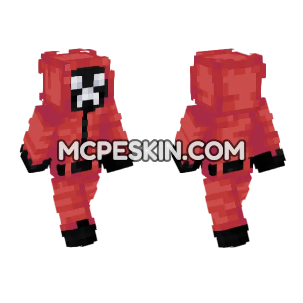 Guard 4 Minecraft Bedrock skin, front and back