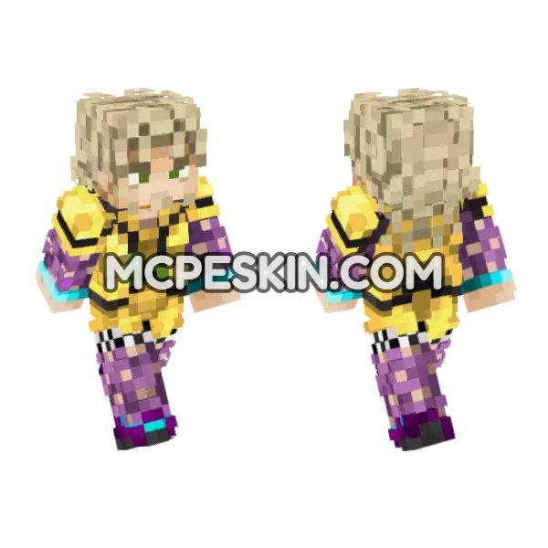 Hacca Howler Minecraft Bedrock skin, front and back