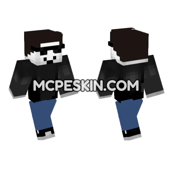 Hamoodeg Minecraft Bedrock skin, front and back