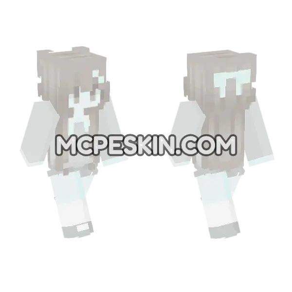 Handsome Boy Minecraft Bedrock skin, front and back