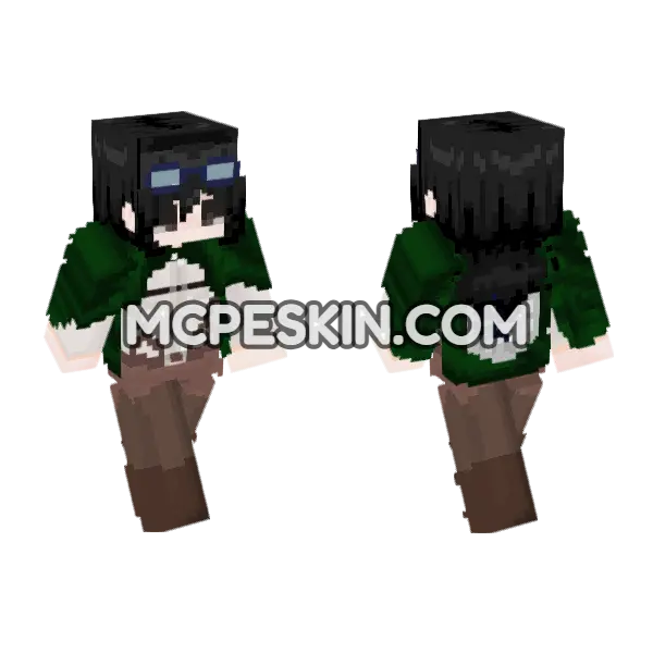 Hange Ale Cosplay, front and back