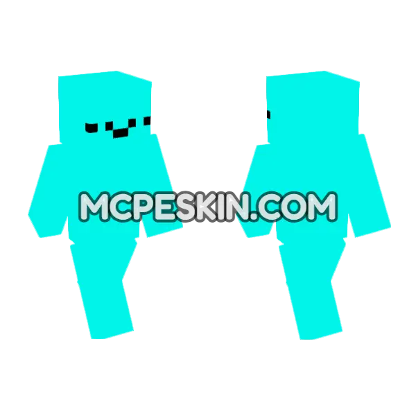 Happy5 Skin Minecraft Bedrock skin, front and back