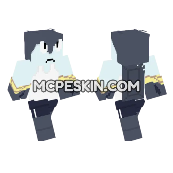 Harry Sunken Echoes Suggestion Minecraft Bedrock skin, front and back