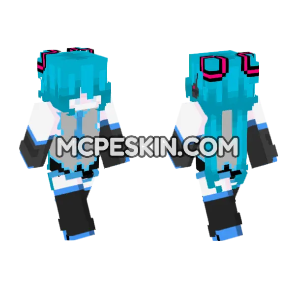 Hatsune Miku Outfit, front and back