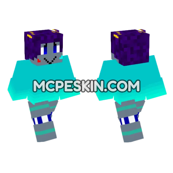 Hd Bedrock Cedi Minecraft Bedrock skin, front and back