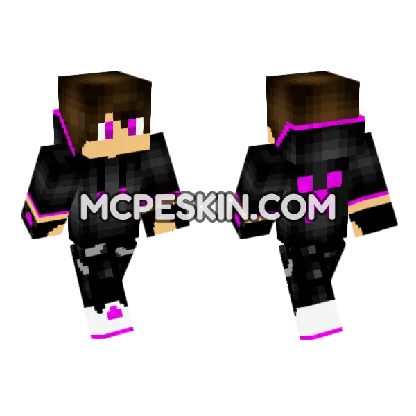 HD Boy 4858363 Minecraft Bedrock skin, front and back