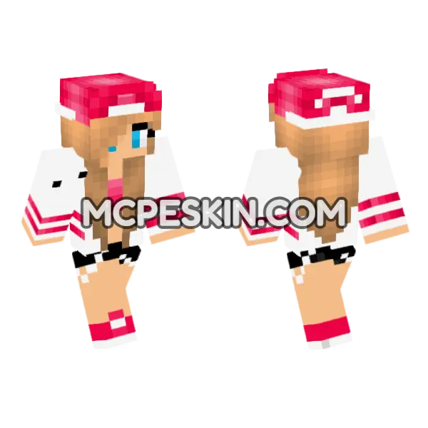 HD Jenny Skin Minecraft Bedrock skin, front and back