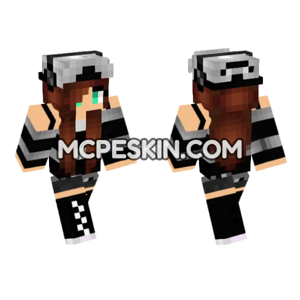 HD Jenny Skin Minecraft Bedrock skin, front and back
