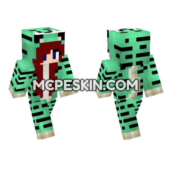 HD Jenny Skin Minecraft Bedrock skin, front and back