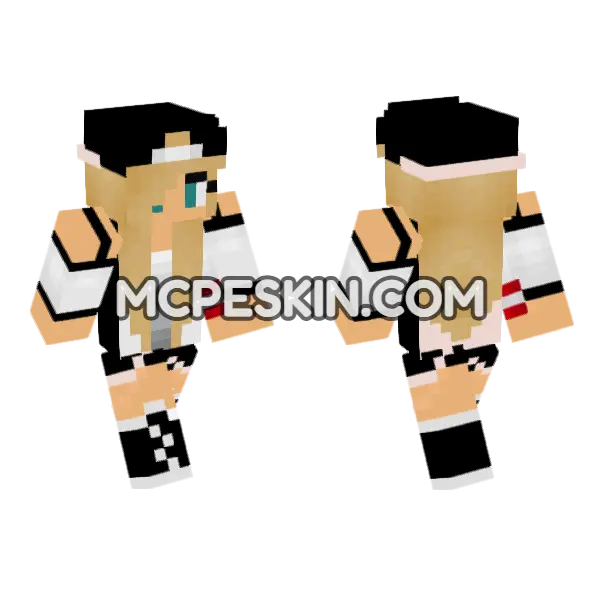 HD Jenny Skin Minecraft Bedrock skin, front and back