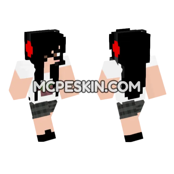 HD Jenny Skin Minecraft Bedrock skin, front and back