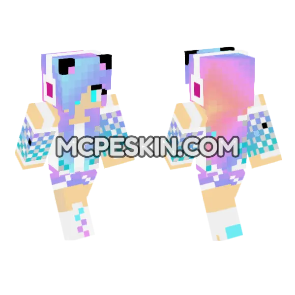 HD Jenny Skin Minecraft Bedrock skin, front and back