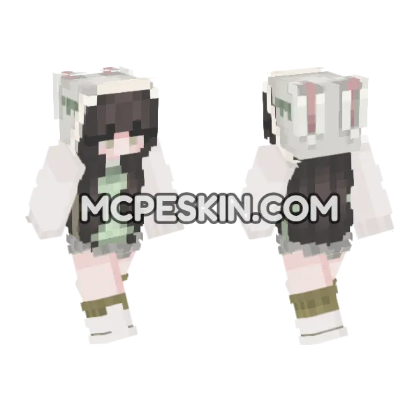 HD Jenny Skin Minecraft Bedrock skin, front and back