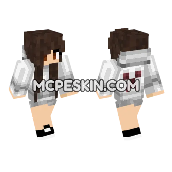 HD Jenny Skin Minecraft Bedrock skin, front and back